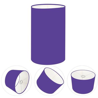 Cúpula Abajur Cilíndrica Cp-7002 ø13x30cm Roxo