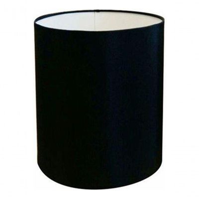 Cúpula Abajur Cilíndrica Cp-7001 ø13x15cm - Preto