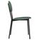 Kit 06 Cadeiras Estofada Para Sala De Jantar Azuri Preto C01 Courino Verde Sálvia - Lyam Decor