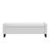 Recamier Bau Paris Base De Metal 1,20m Suede Branco - Inova Decorações