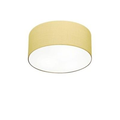 Plafon Para Sala Cilíndrico Sl-3010 Cúpula Cor Algodão Crú