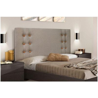Cabeceira Gênova para Cama Box Casal 140cm Linho Areia