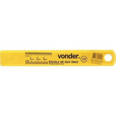 Escala De Aço 150Mm Vonder
