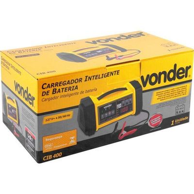 Carregador Inteligente De Bateria Cib 400 Vonder 110V