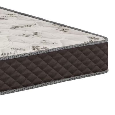 Colchão Solteiro New Sublime Espuma D23 14 x 88 x 188 cm Marrom/Floral Umaflex Marrom/Floral