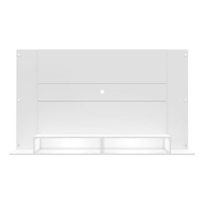 Painel 60´´ com 2 Leds e Nichos Veneza Multimóveis Branco