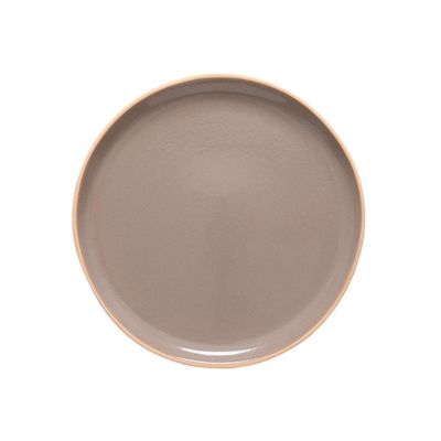 Prato De Sobremesa Copa E Cia Vivant Em Cerâmica Vanilla