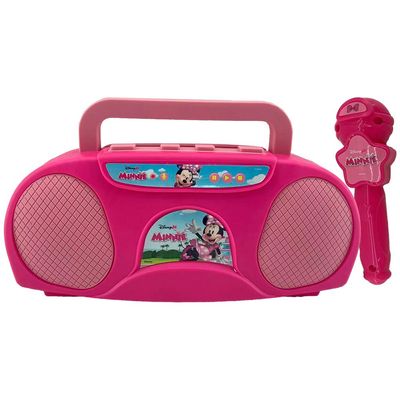 Kit Minnie Laptop Infantil Bilingue+ Boombox Candide