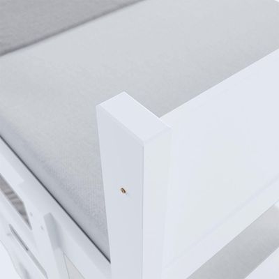 Beliche Resistente Fortaleza Em Mdf Vira 2 Camas Solteiro Branco Com 2 Colchões