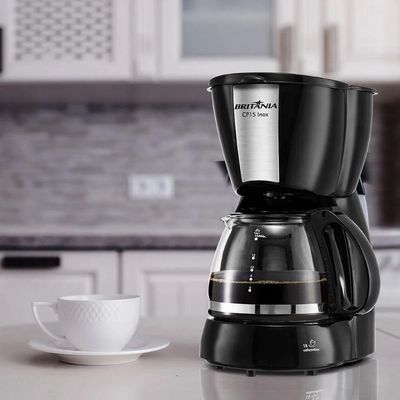 Cafeteira CP15 Inox Britânia Com Capacidade 0,6L 110V