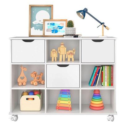 Berço Americano Doce Sonho 100 Com Rodízios E Cômoda 2561 Com Nicho Organizador 3 Gavetas Branco Brilho Com Colchão