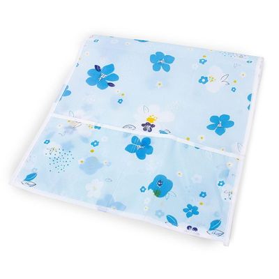 Capa Protetora Para Microondas Forno Eletrico Eletrodomesticos 85x35cm Flor Azul
