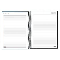 Caderno Espiral Universitário Zip 10 Matérias 200 Folhas Azul - Tilibra