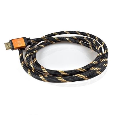Cabo Hdmi Evus3,0m V2.0 4k Ouro M- M C-050 6,5mm