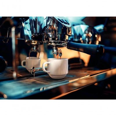 Conjunto Xícara E Pires De Café Tramontina Paola Em Porcelana 100ml 2 Peças