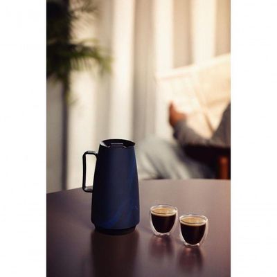 Bule Térmico Tramontina Exata 500ml Marmorizado Azul