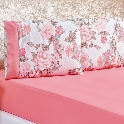 Jogo De Cama Micropercal 200 Fios Naturale King 03 Peças - Serene