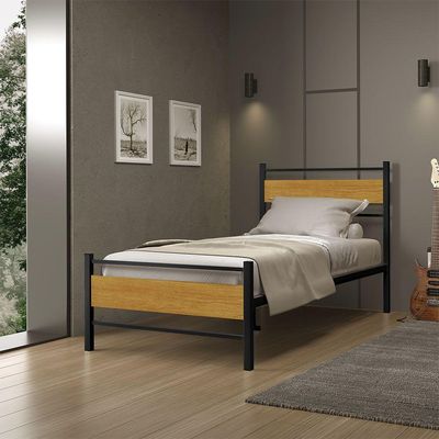 Cama Infanto Juvenil Solteiro Lilly Klm Store Preto/canela