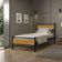 Cama Infanto Juvenil Solteiro Lilly Klm Store Preto/canela