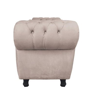 Recamier Baú Londres 1,20 M Suede Bege
