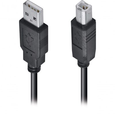 Cabo Usb Para Impressora A Macho X B Macho 2.0 - 1.8m Uambm-18