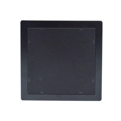 Arandela Quadrada Plastica Fiamon 6 Polegadas Com Difusor 30rms 8r Preta
