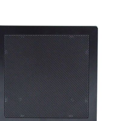 Arandela Quadrada Plastica Fiamon 6 Polegadas Com Difusor 30rms 8r Preta