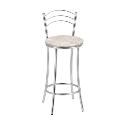 Kit 2 Banquetas Cromadas Bc26b Assento Espuma D15