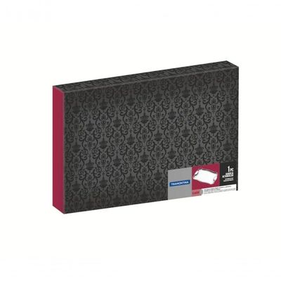Bandeja Retangular Tramontina Classic 49 X 34cm Em Aço Inox Com Alça