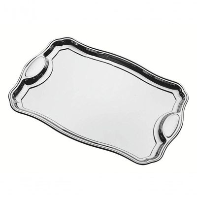 Bandeja Retangular Tramontina Classic 49 X 34cm Em Aço Inox Com Alça
