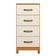 Comoda 4 Gavetas Alasca Cinamomo Off White