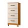 Comoda 4 Gavetas Alasca Cinamomo Off White