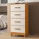 Comoda 4 Gavetas Alasca Cinamomo Off White
