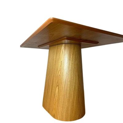 Mesa De Jantar Cone Retangular 200x100 Cm Base Oval Cinamomo Tampo Personal Decor Design