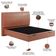 Cama Queen Baú Flutuante Com Cabeceira 160cm Spazio S04 Couríssimo Telha - Lyam Decor