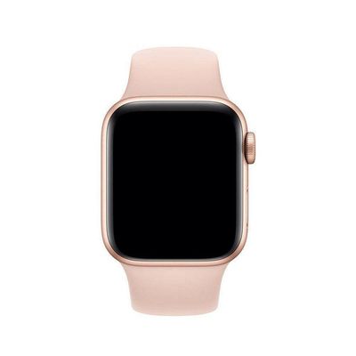 Pulseira Rosa Areia Para Watch, Iwo, W26 - Sm 38Mm