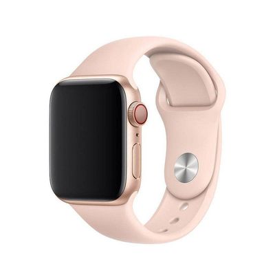 Pulseira Rosa Areia Para Watch, Iwo, W26 - Sm 38Mm