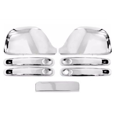 Aplique Capa Cromada Retrovisor Maçaneta + Tampa Amarok 2021