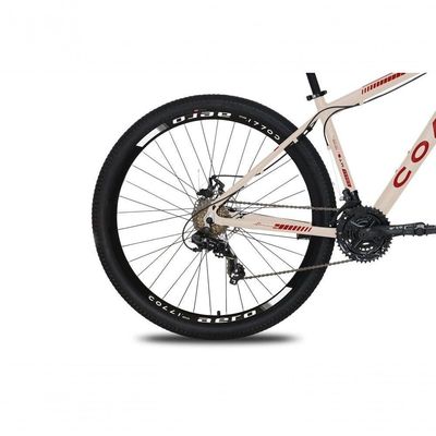 Bicicleta Colli Toronto Aluminio Aro 29 Disco-shimano 21v Bege Retrô