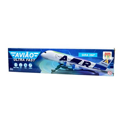 Avião Ultra Fast Bate e Volta - Dm Toys