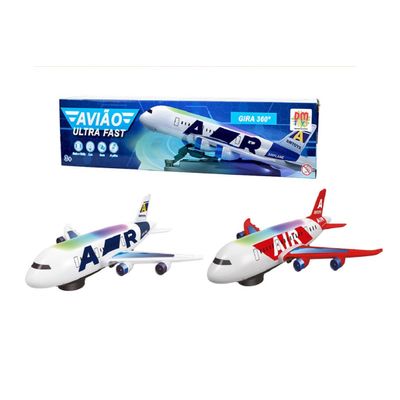 Avião Ultra Fast Bate e Volta - Dm Toys