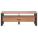 Rack Para Sala de Estar TV 55 Pol 1 Gaveta York D03 Freijó Preto Fosco - Lyam Decor