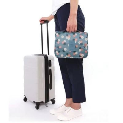 Frasqueira Necessaire Bolsa De Viagem Cabide Organizador Cosmeticos Maquiagem Maleta Com Gancho Academia
