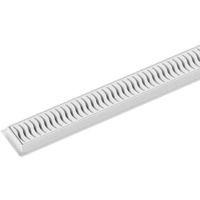 Ralo Linear Flat 90cm Grelha Branca - 100018904 - Tigre