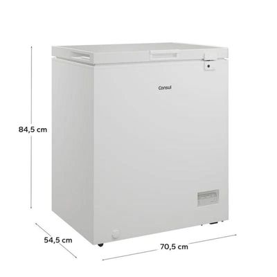 Freezer Horizontal Consul Compacto 142L Branco CHA14AB 220V