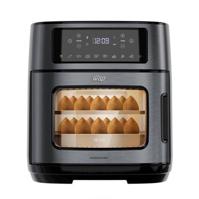 Fritadeira Elétrica WAP Air Fryer Oven Digital Black Waod2 12L 110V