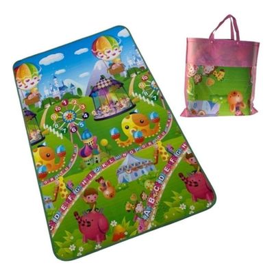 Tapete Infantil Bebe Portatil Dobravel Termico 180cmx117cm Tatame Educativo Com Bolsa Transporte
