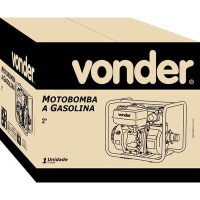 Motobomba à Gasolina 2 7hp 4 Tempos Partida Manual Vonder