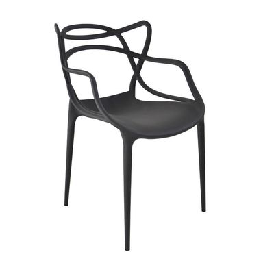 Cadeira Allegra Preta - Kit Com 8