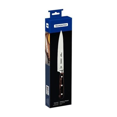 Faca Utility Tramontina 6 Century Wood Castanho